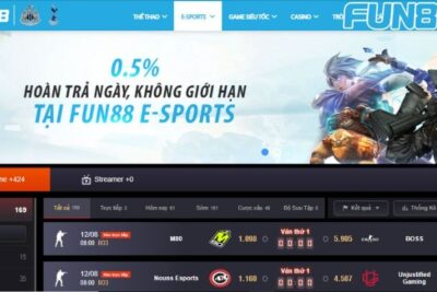 Esports fun88 – Sảnh cá cược thể thao điện tử số một thị trường Việt